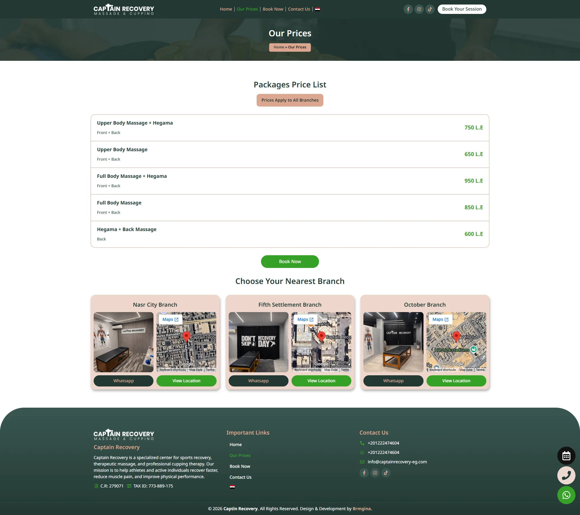 Captain Recovery Website » Brmgina